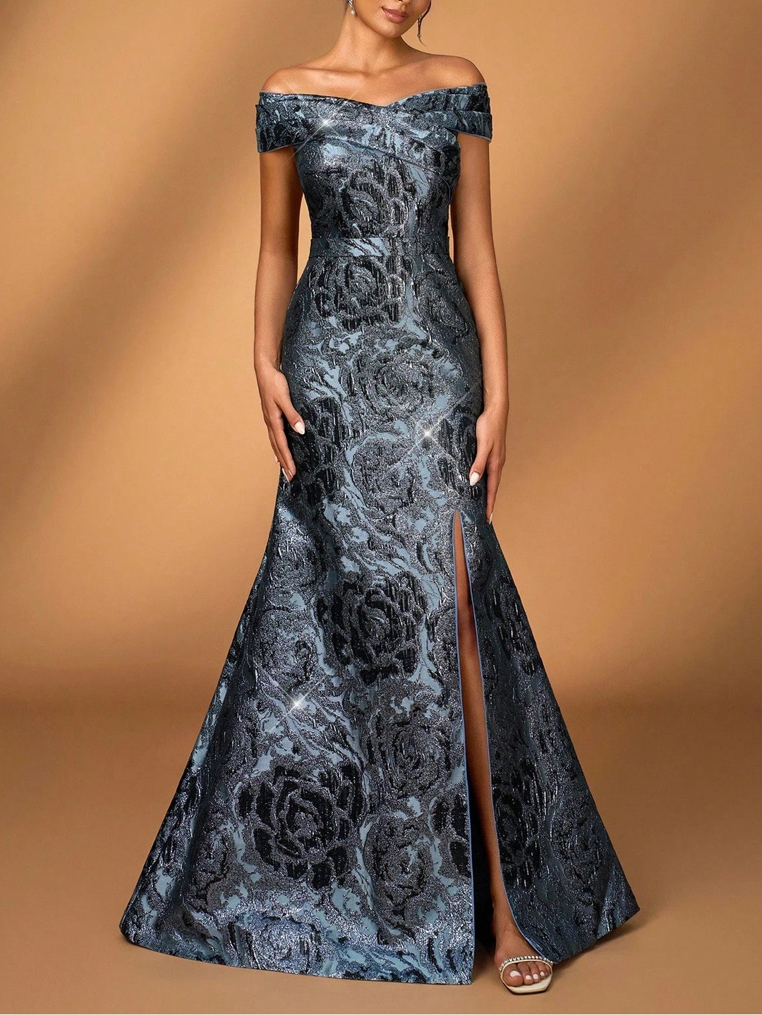 Rochie maxi SHEIN, albastru