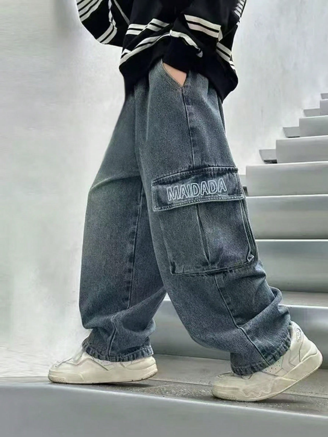 Jeans SHEIN, albastru