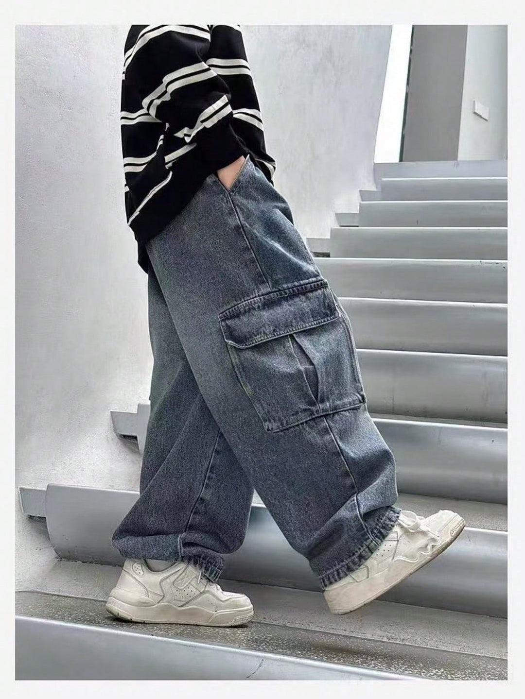 Jeans SHEIN, albastru