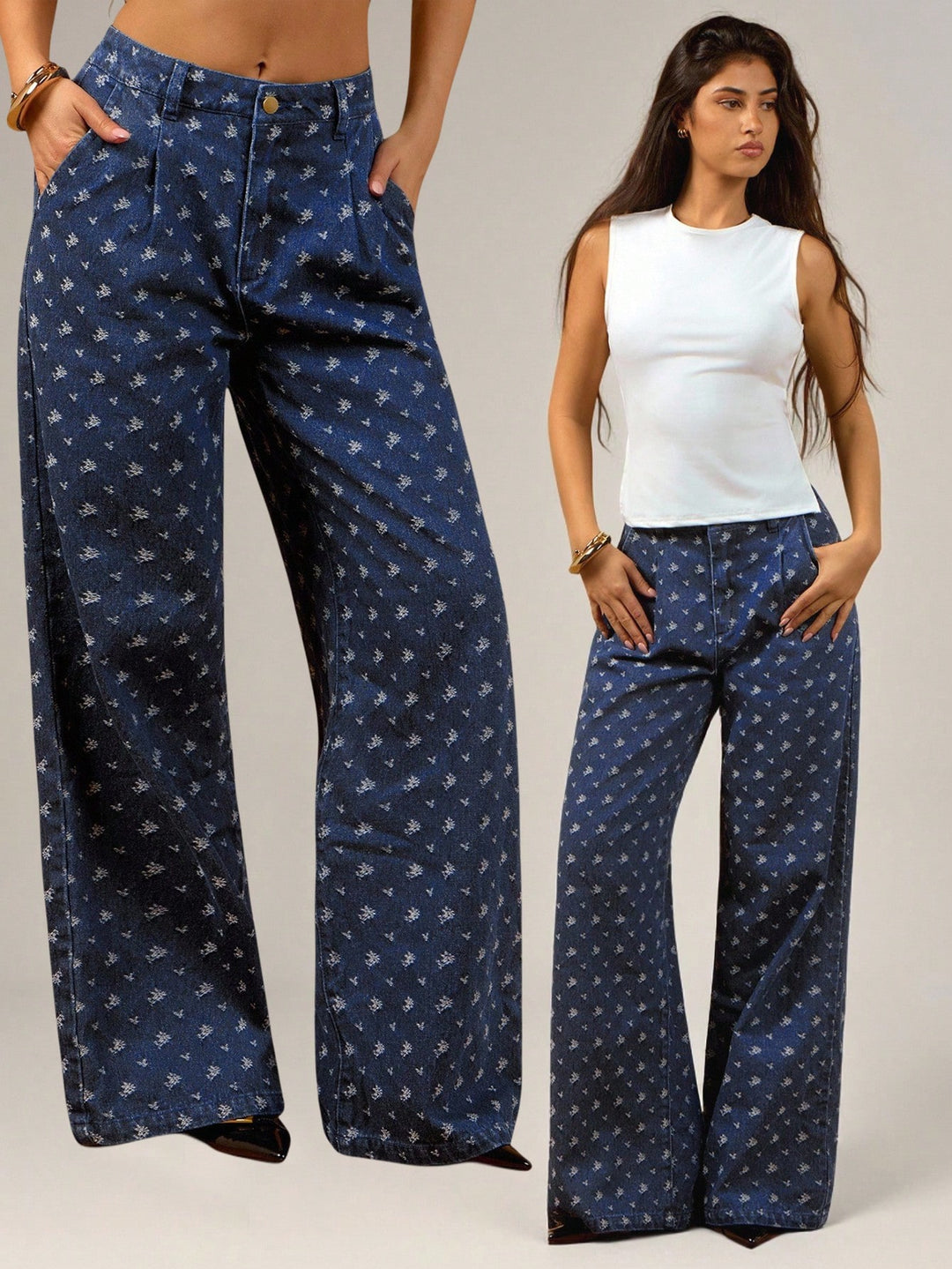 Jeans SHEIN, albastru