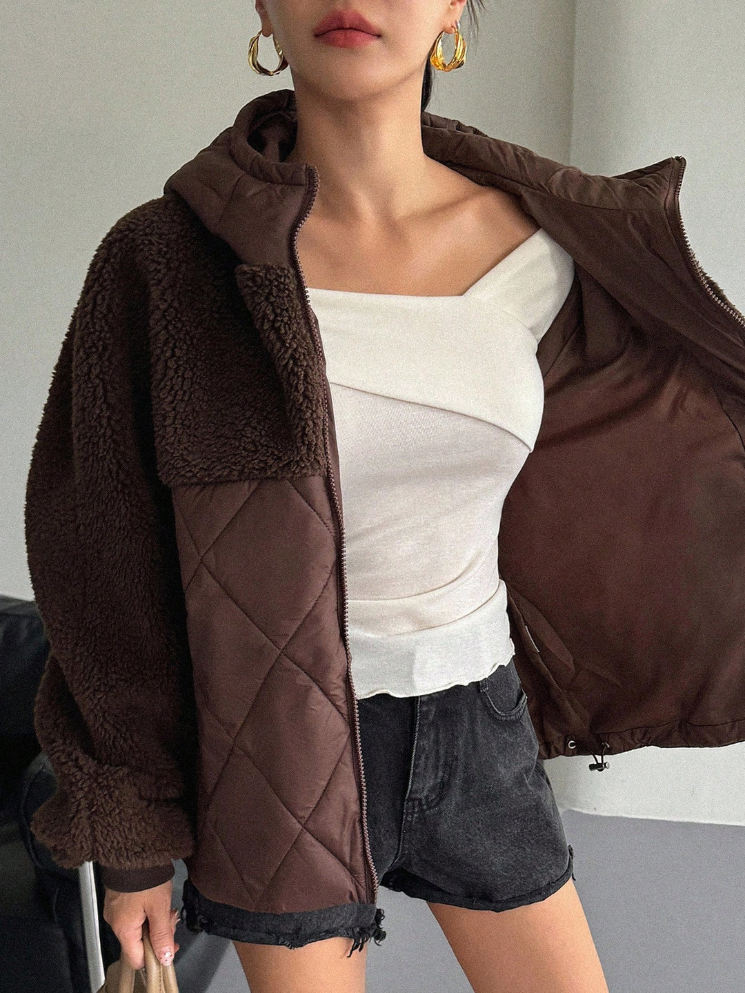 Geacă SHEIN, maro