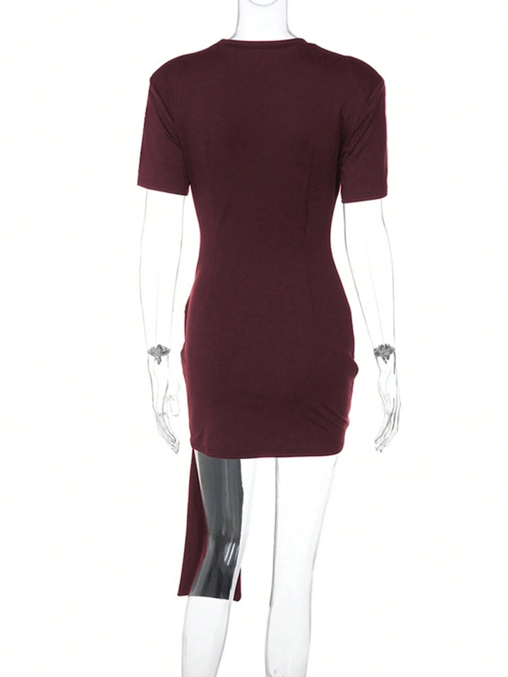 Rochie mini SHEIN, vișiniu
