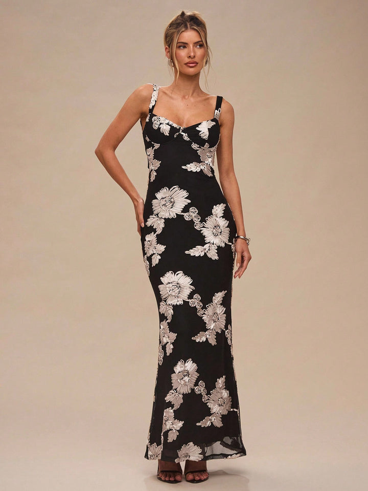 Rochie maxi SHEIN, negru