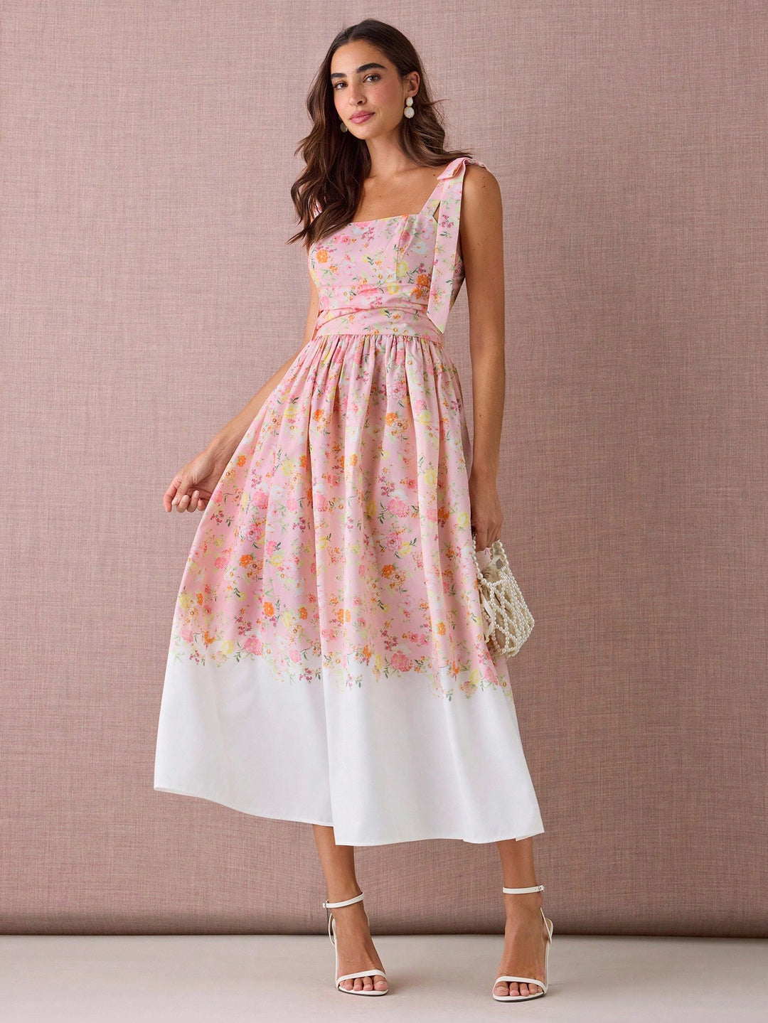 Rochie maxi SHEIN, roz