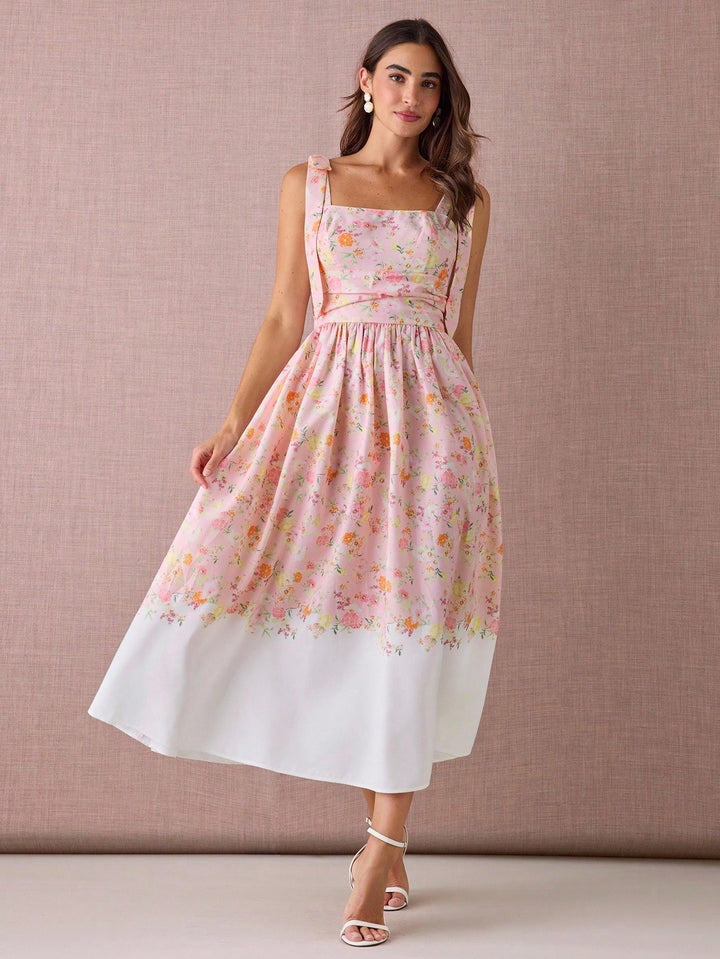 Rochie maxi SHEIN, roz