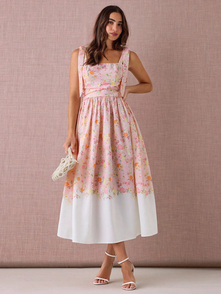 Rochie maxi SHEIN, roz