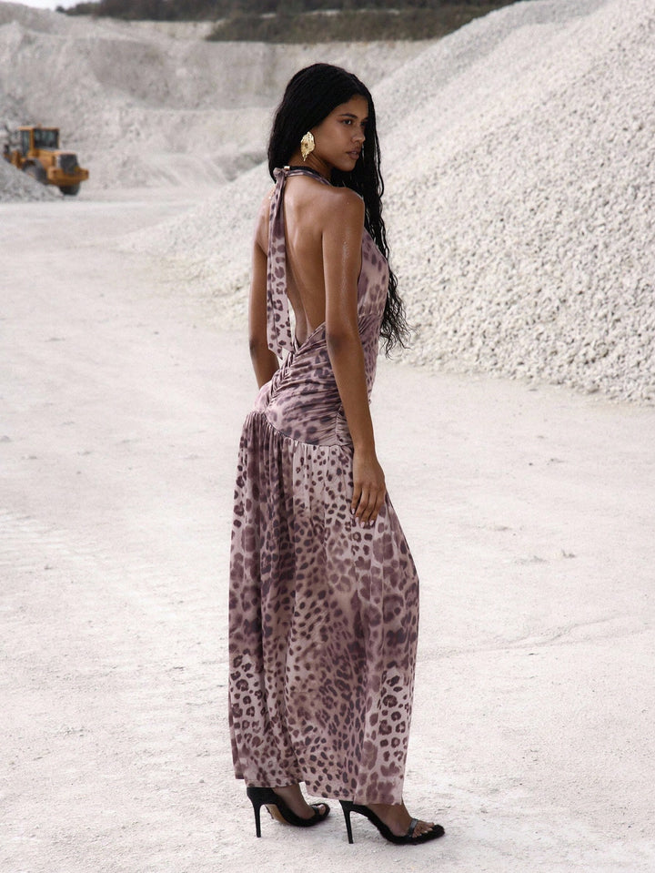 Rochie maxi SHEIN, mix culori