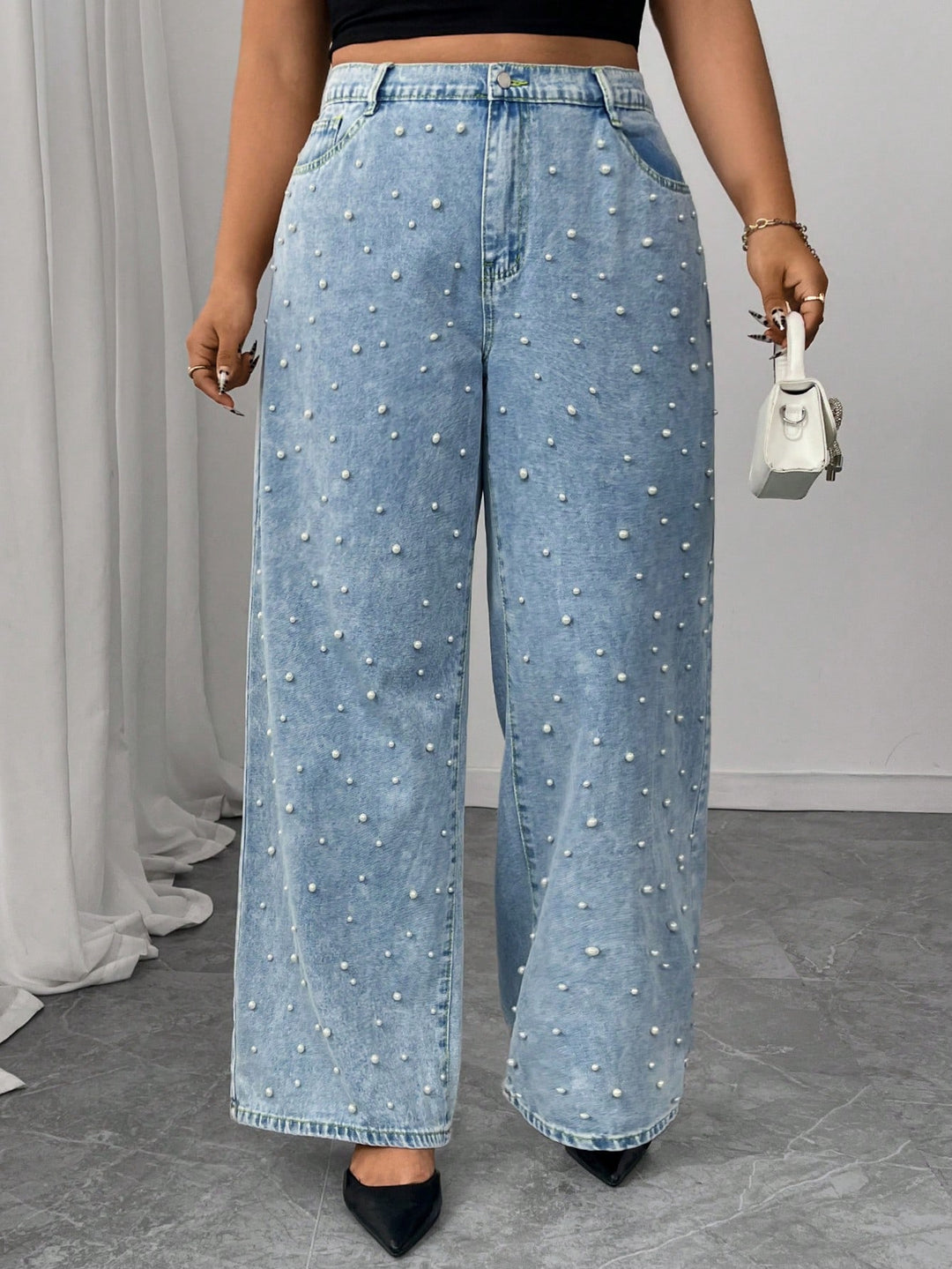 Jeans SHEIN, albastru