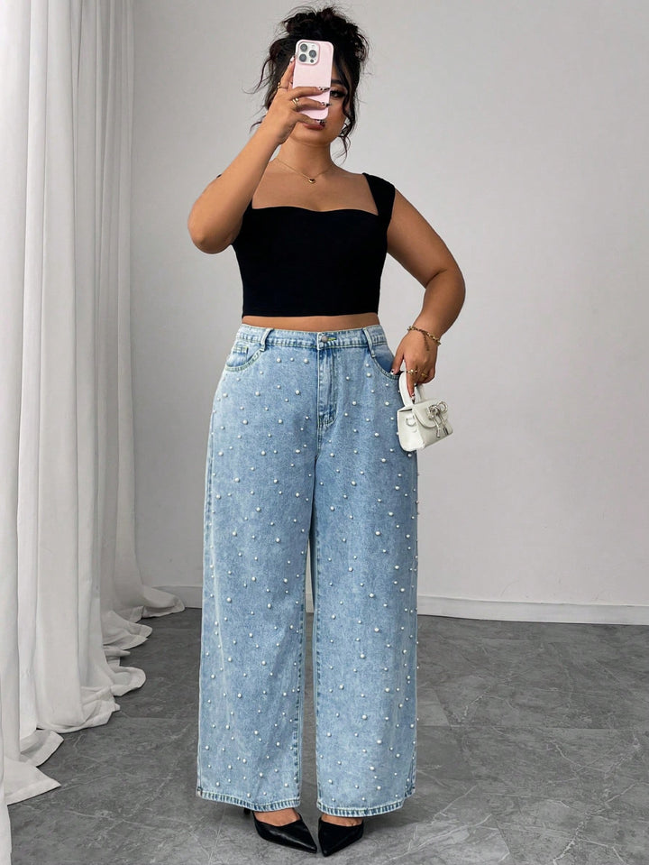 Jeans SHEIN, albastru