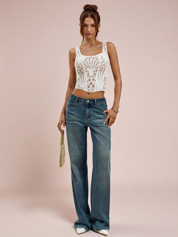 Top SHEIN, alb