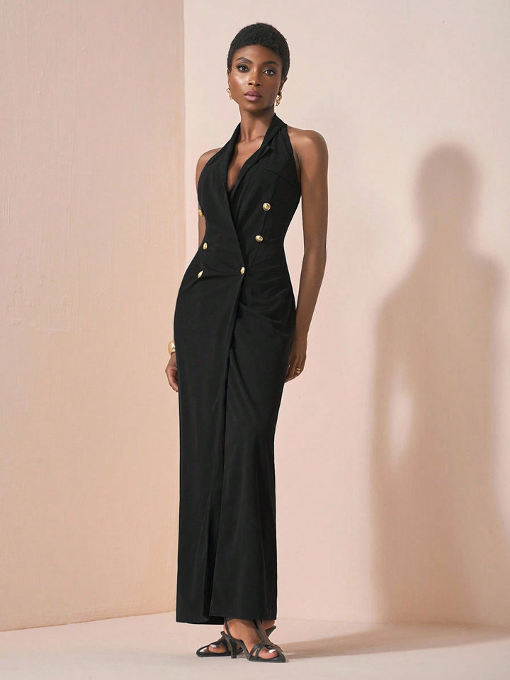 Rochie maxi SHEIN, negru