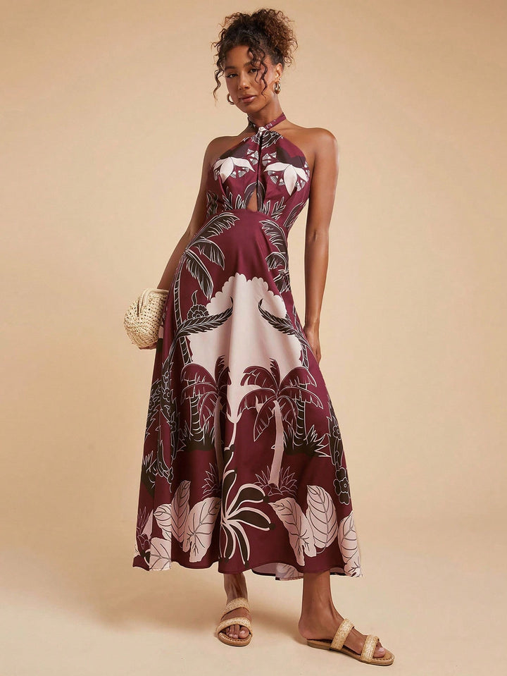 Rochie maxi SHEIN, mix culori