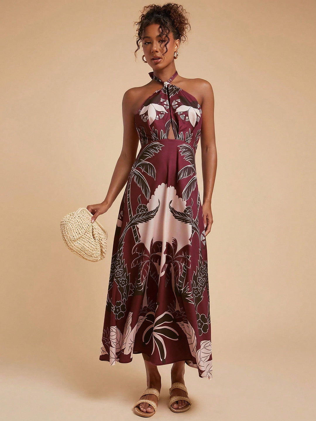 Rochie maxi SHEIN, mix culori