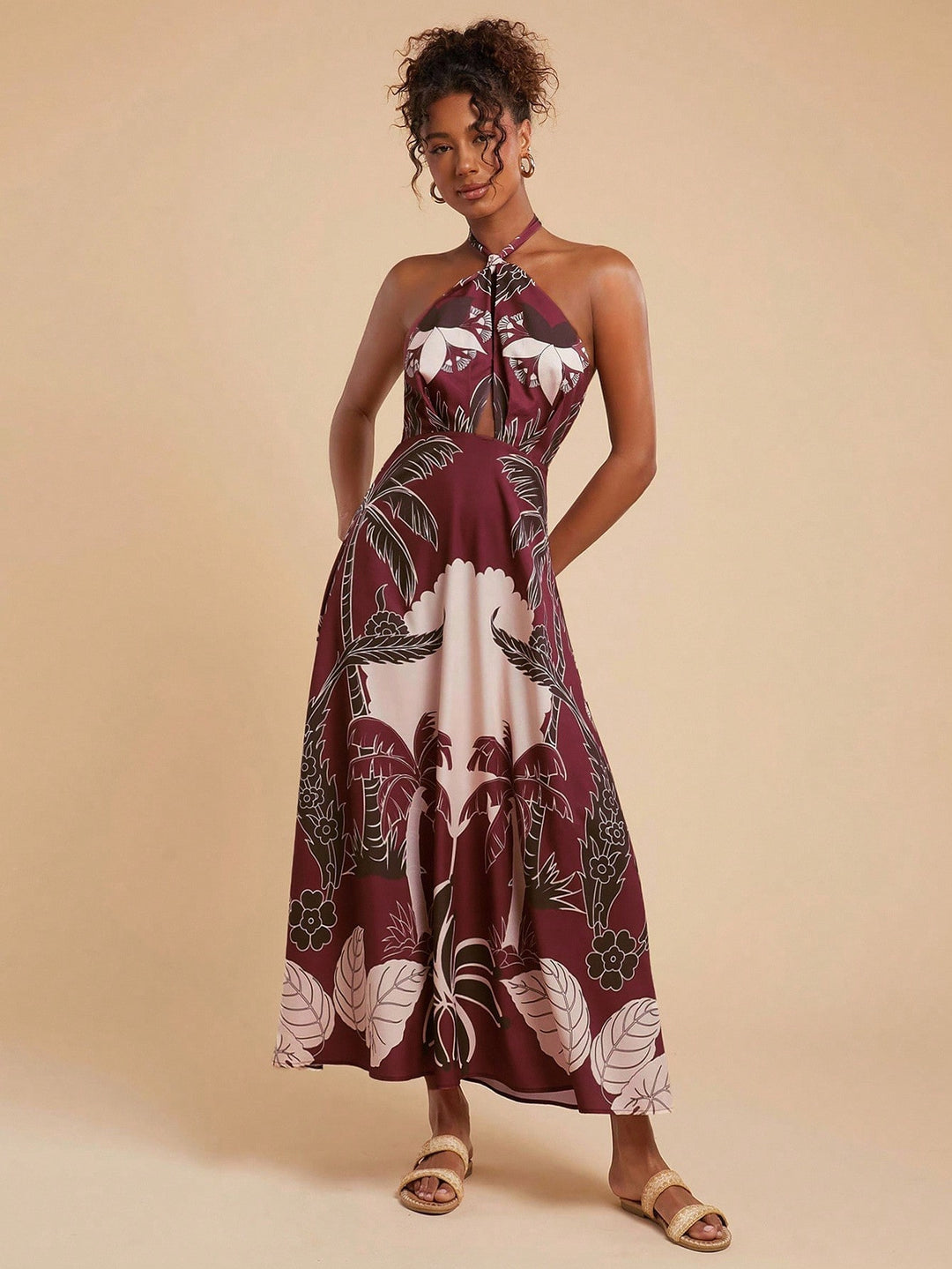 Rochie maxi SHEIN, mix culori