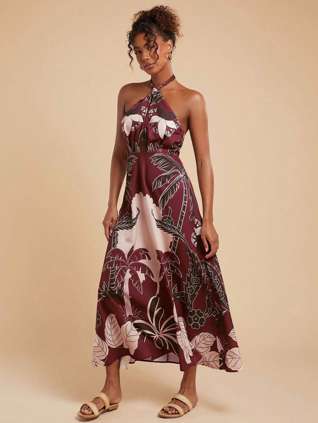 Rochie maxi SHEIN, mix culori
