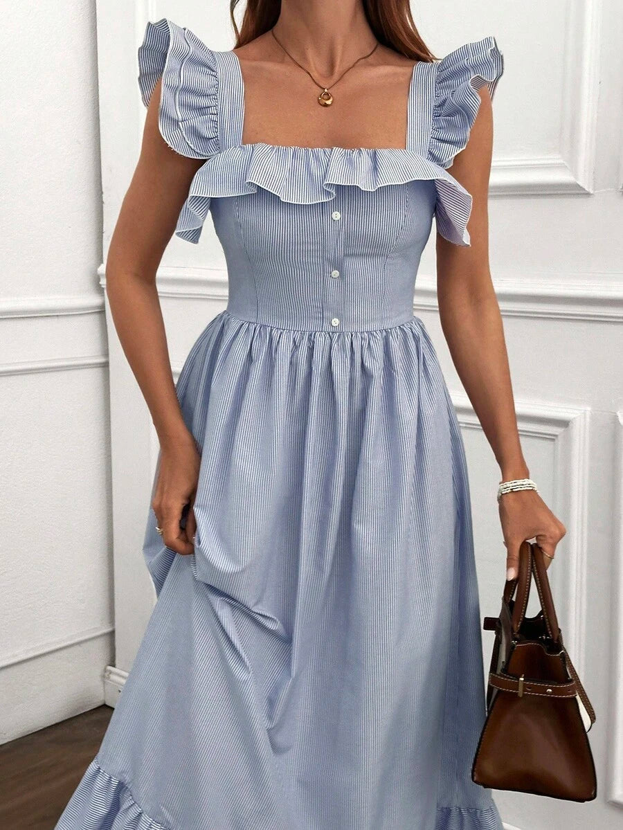 Rochie maxi SHEIN, albastru