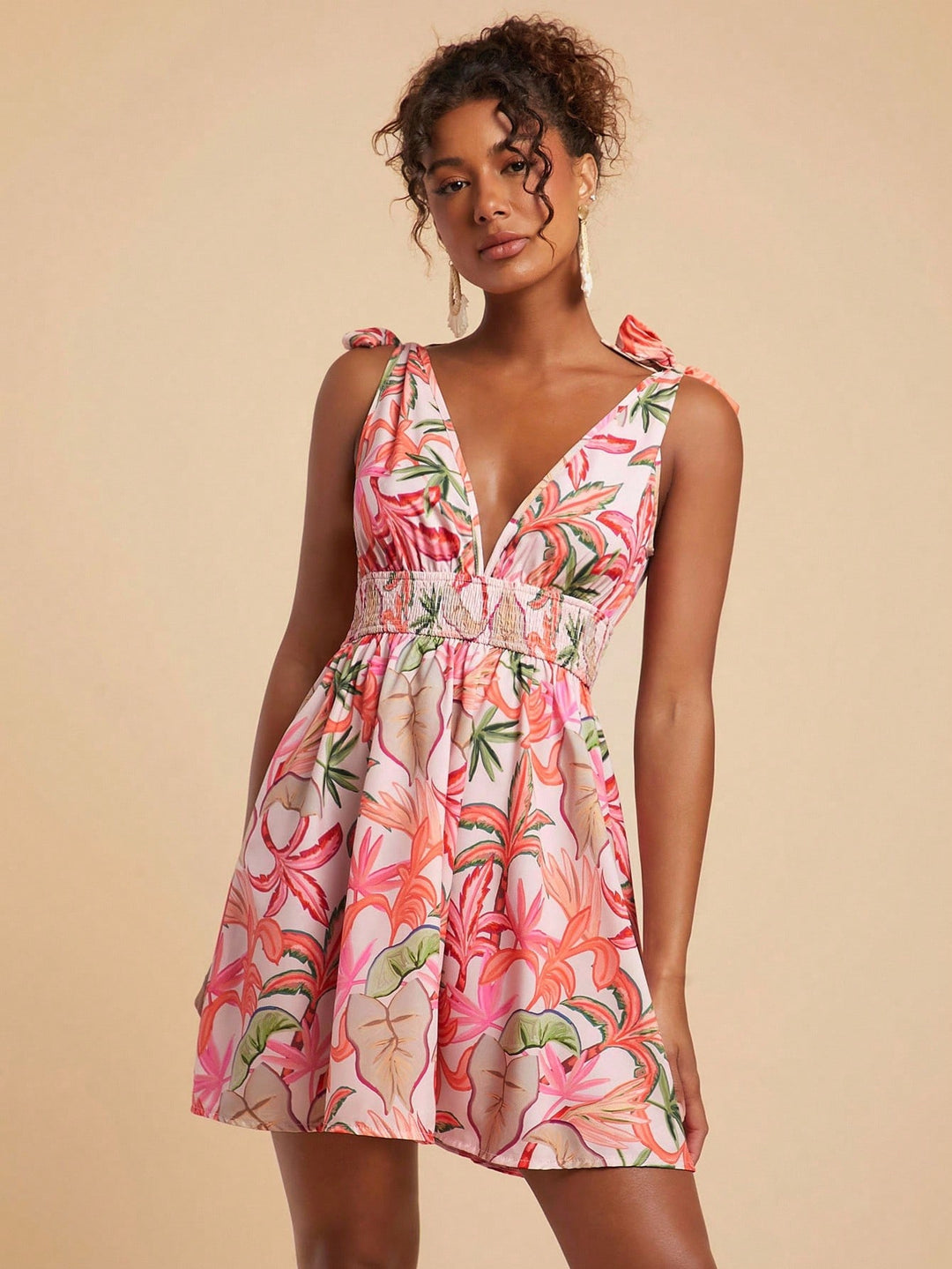 Rochie scurtă SHEIN, roz