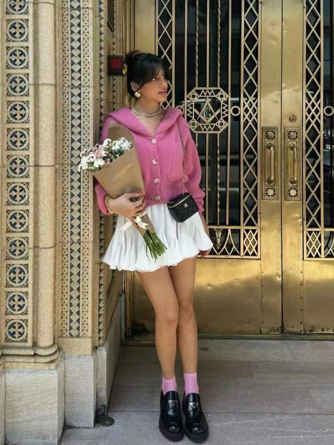 Cardigan SHEIN, roz