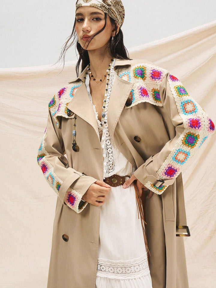 Trench SHEIN, kaki