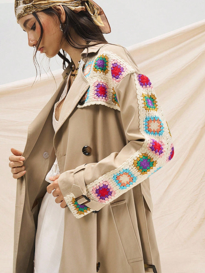 Trench SHEIN, kaki