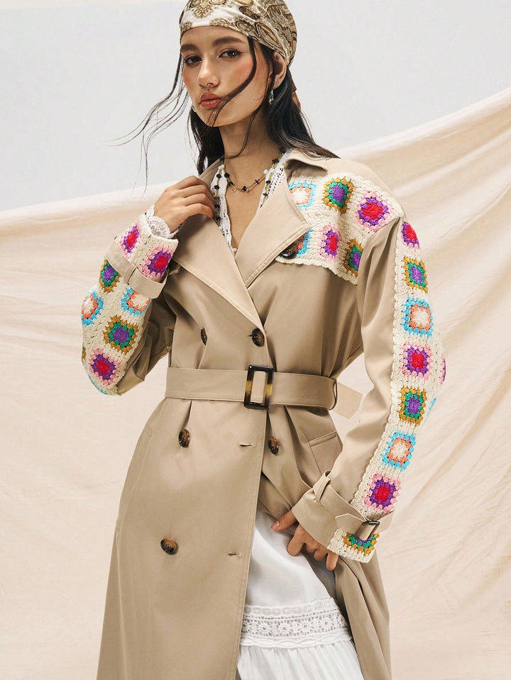 Trench SHEIN, kaki