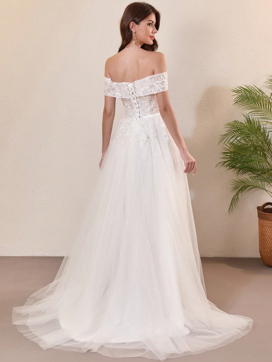 Rochie de mireasă SHEIN, alb