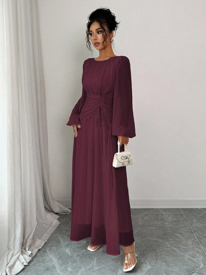 Rochie maxi SHEIN, vișiniu