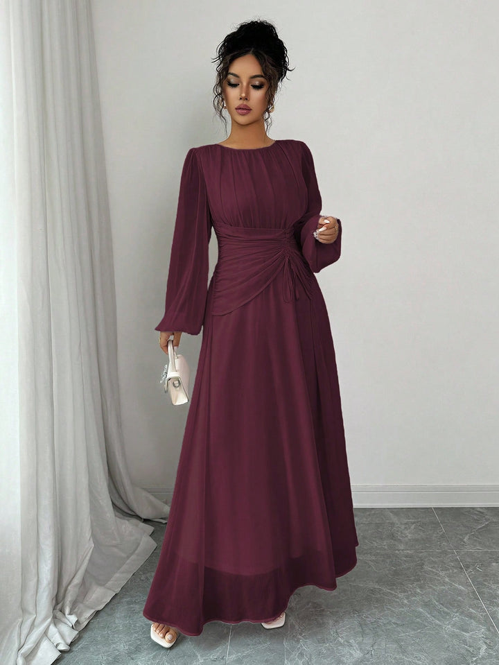 Rochie maxi SHEIN, vișiniu