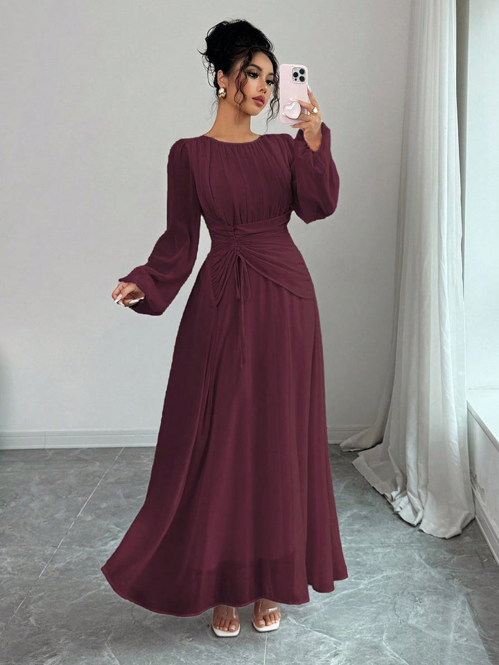 Rochie maxi SHEIN, vișiniu