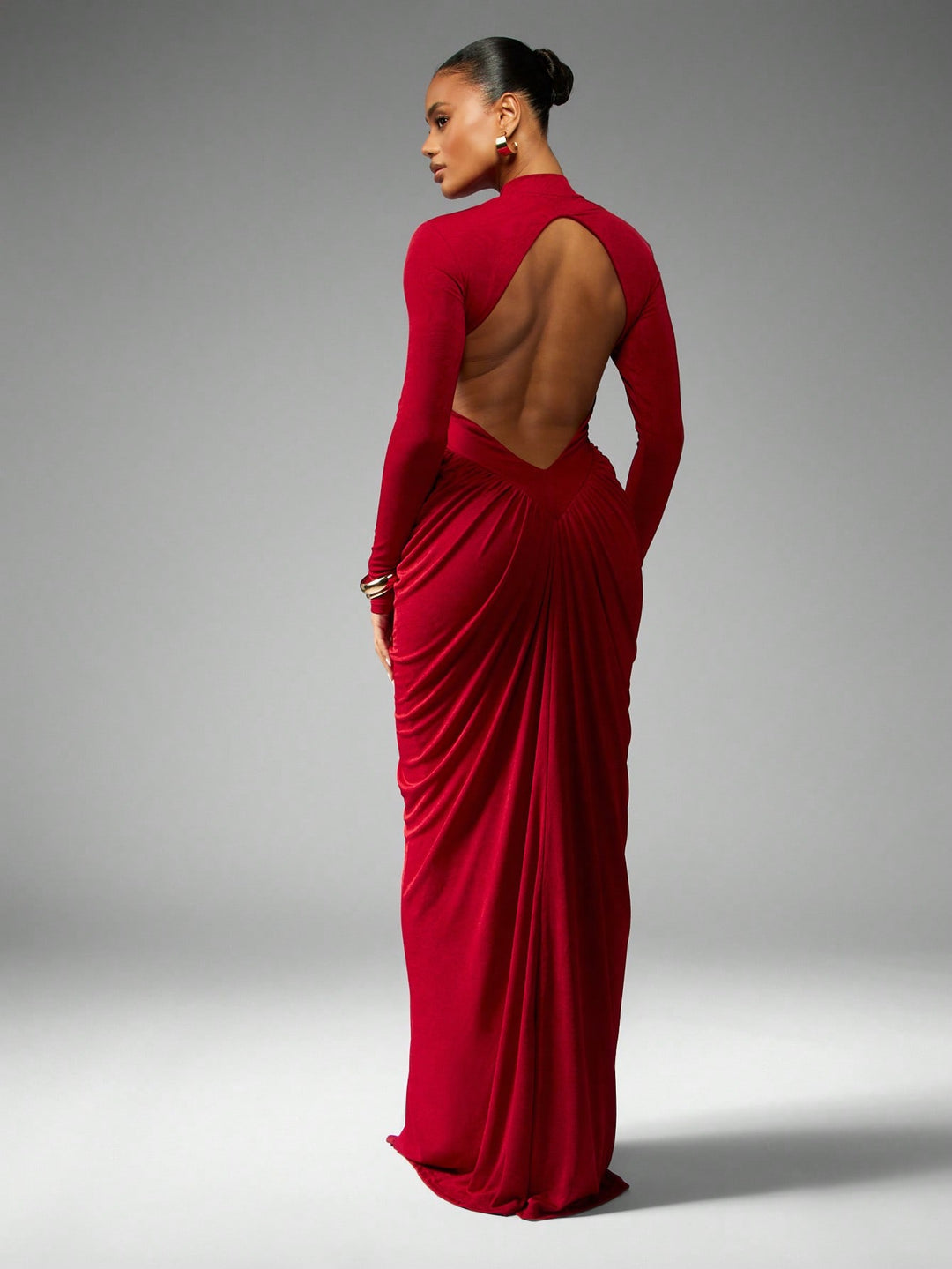 Rochie maxi SHEIN, vișiniu