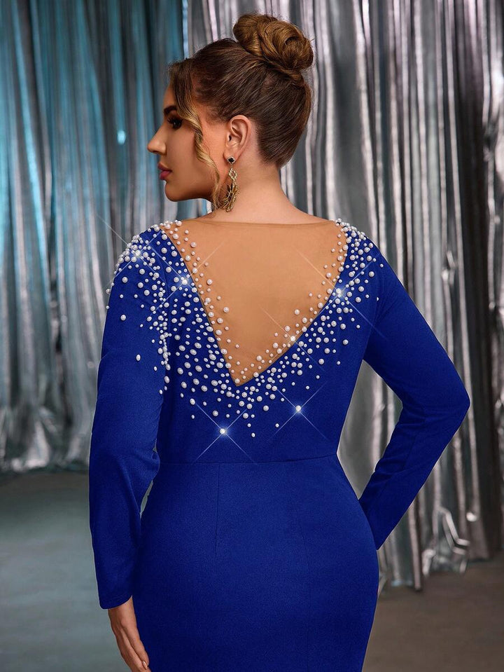 Rochie de ocazie SHEIN, albastru