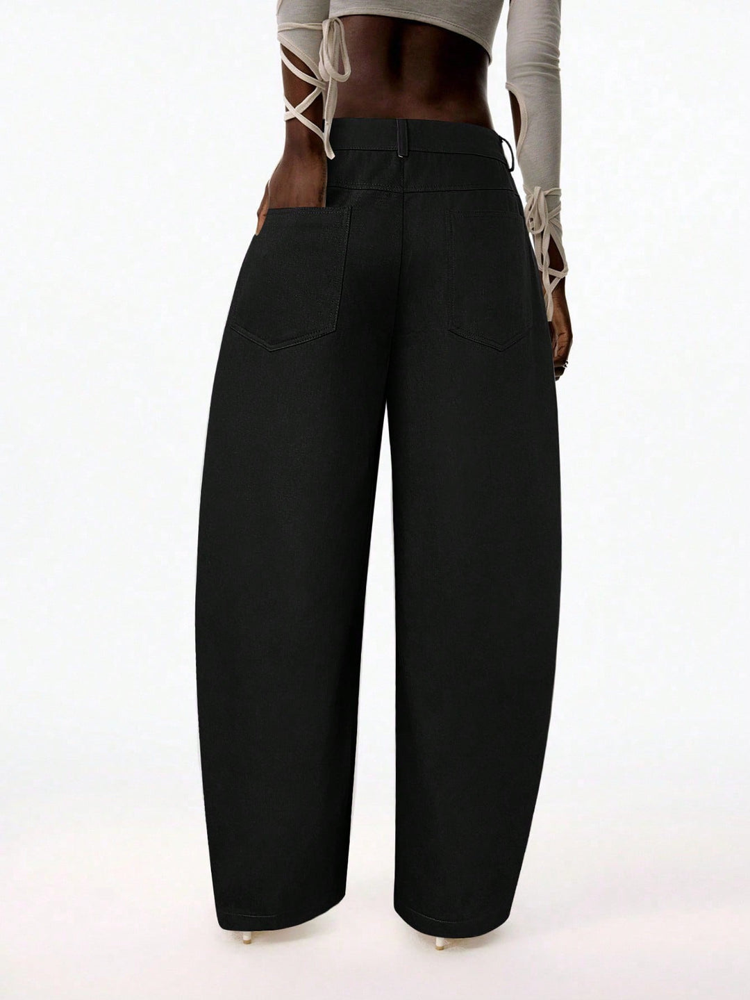 Pantaloni SHEIN, negru