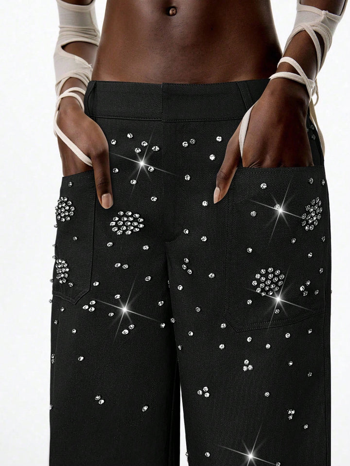 Pantaloni SHEIN, negru
