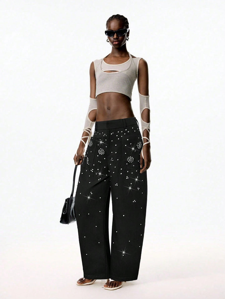 Pantaloni SHEIN, negru
