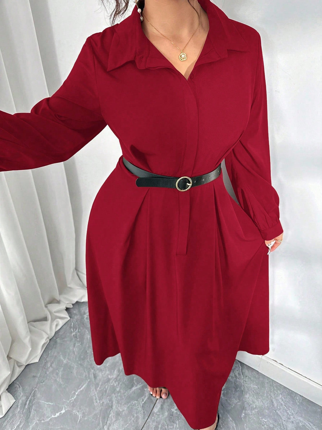 Rochie SHEIN, vișiniu