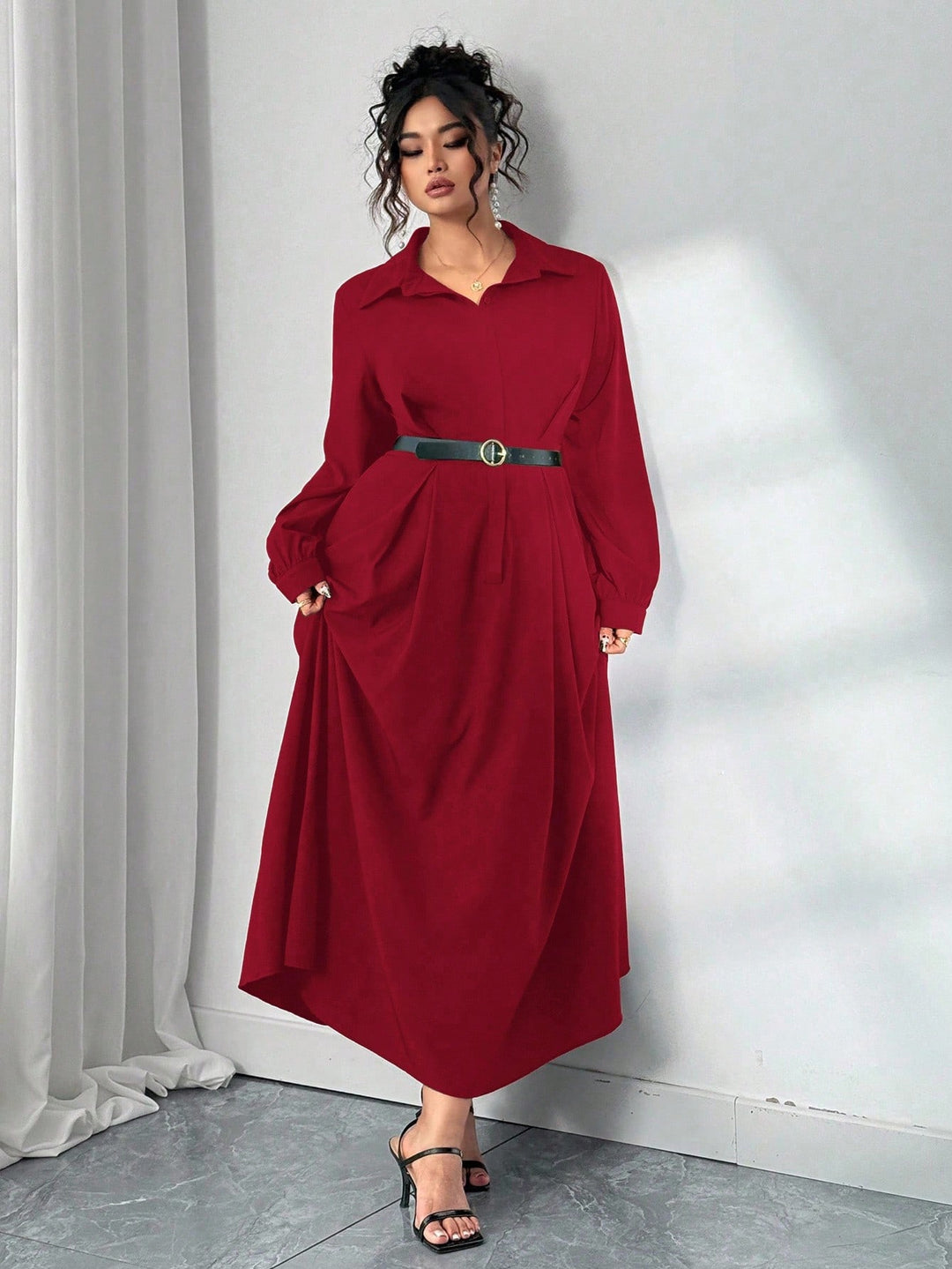 Rochie SHEIN, vișiniu