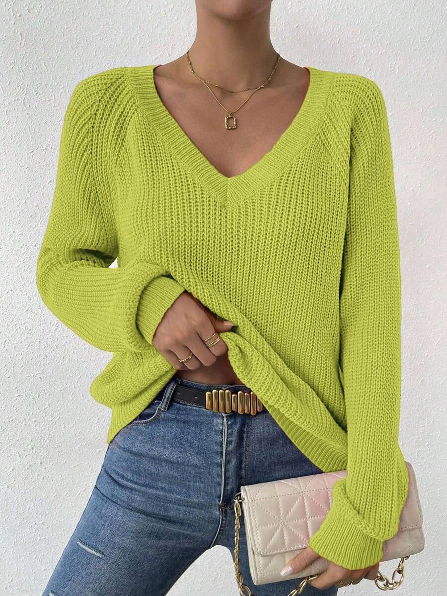 Pulover SHEIN, verde