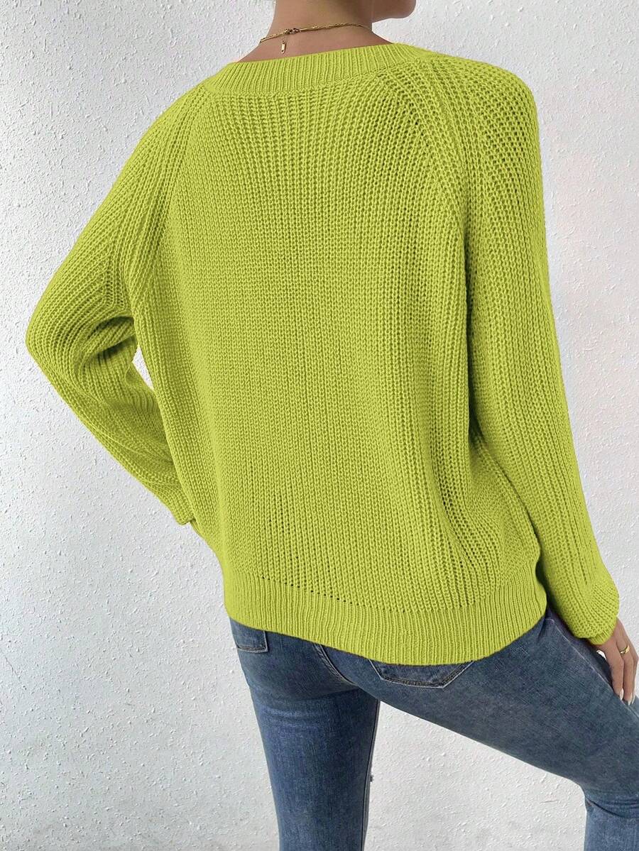 Pulover SHEIN, verde