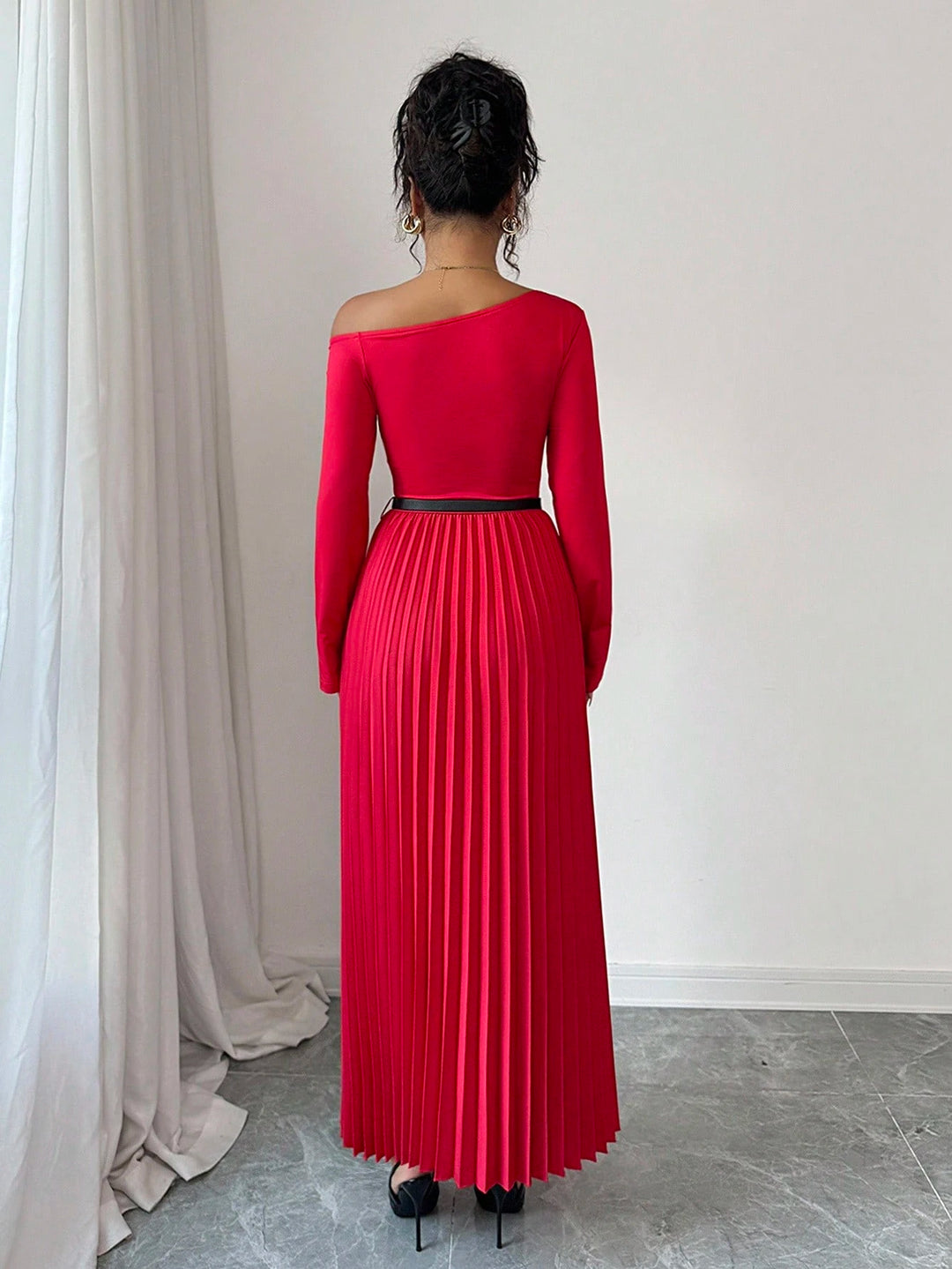 Rochie maxi Shein, roșu