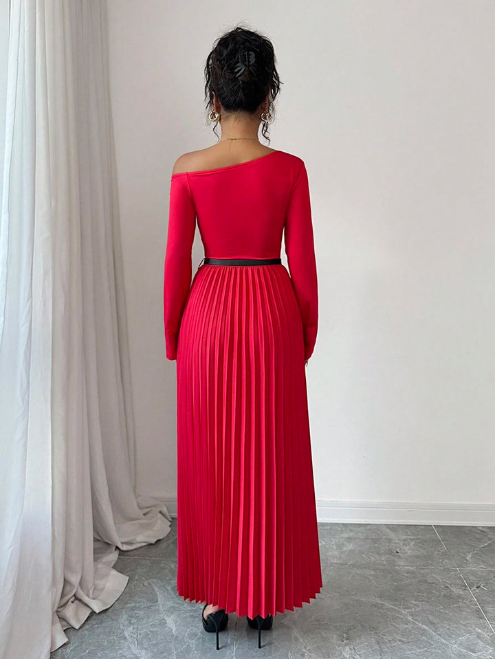 Rochie maxi Shein, roșu