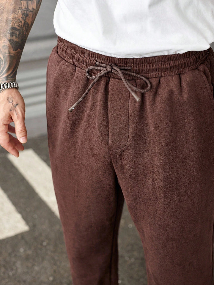 Pantaloni SHEIN, maro