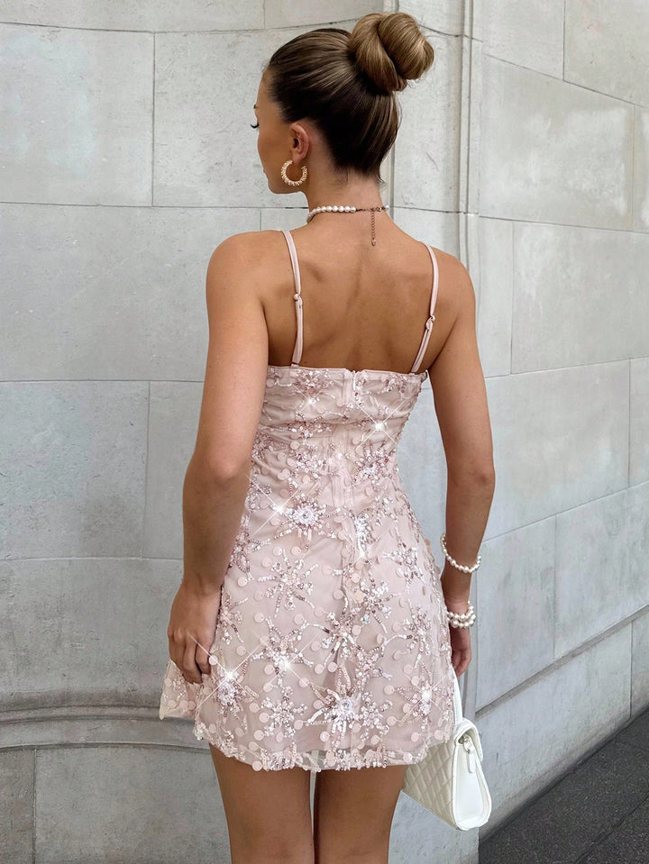 Rochie scurtă SHEIN, roz