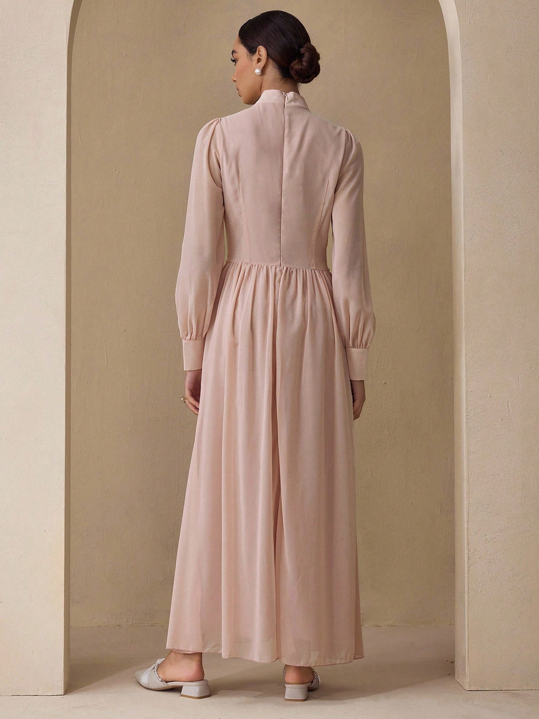 Rochie maxi Shein, roz