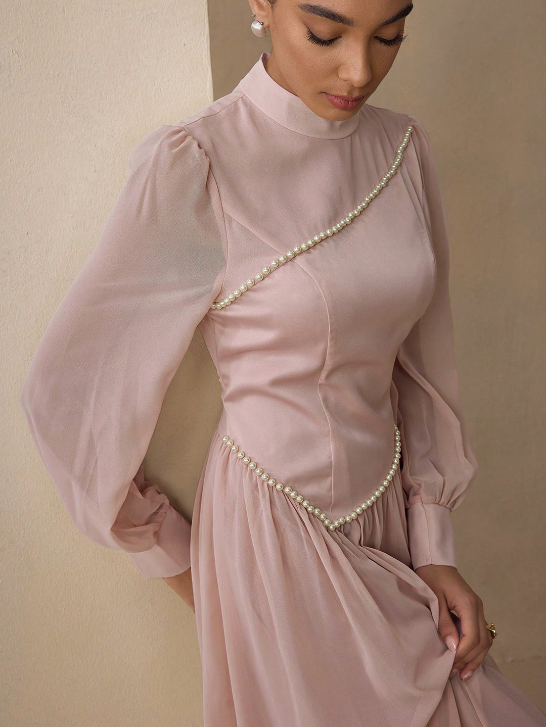 Rochie maxi Shein, roz