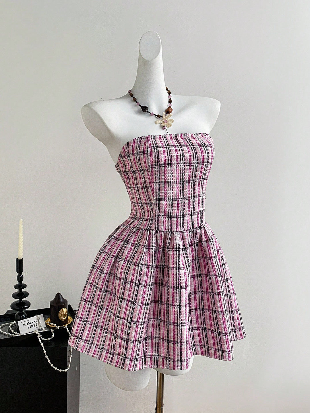Rochie scurtă SHEIN, roz