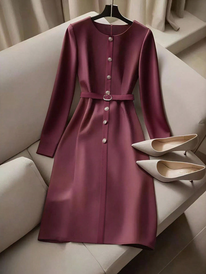 Rochie maxi SHEIN, vișiniu