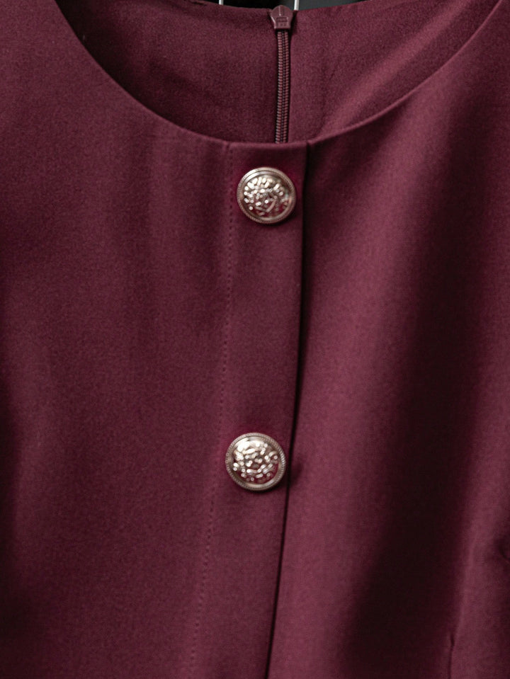 Rochie maxi SHEIN, vișiniu