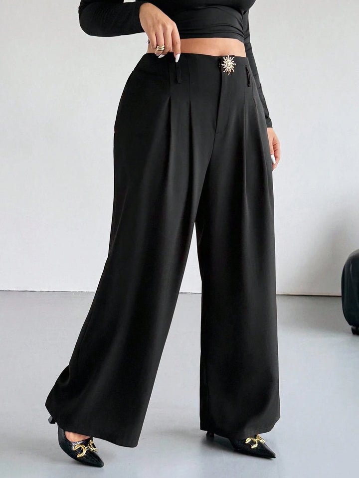 Pantaloni SHEIN, negru