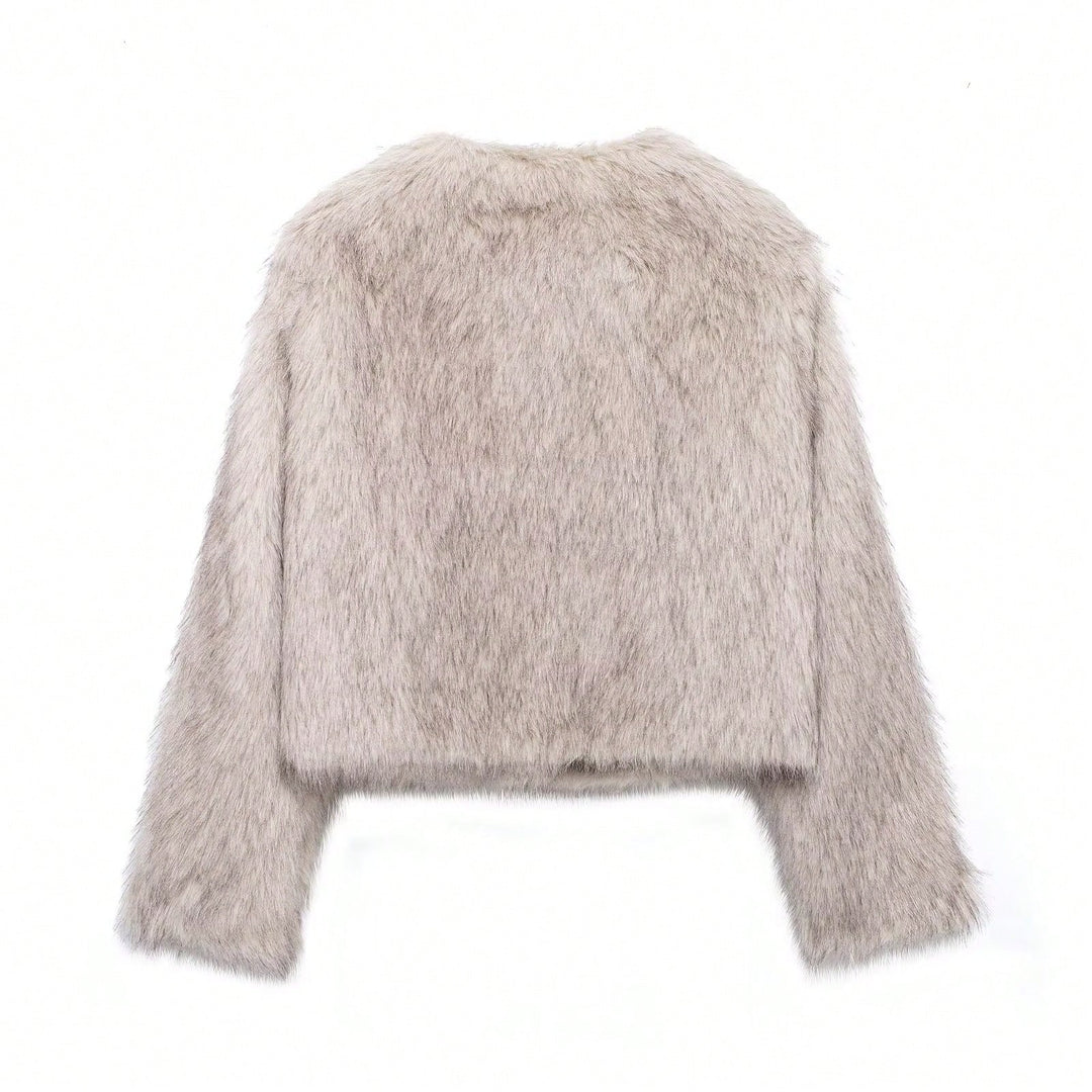 SHEIN Jacket, Brown