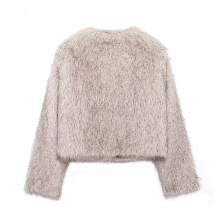 SHEIN Jacket, Brown